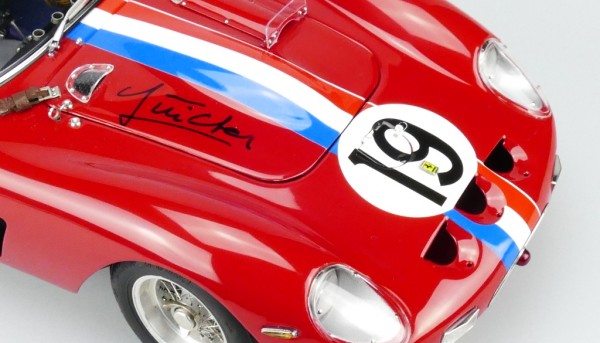 CMC Ferrari 250 GTO, 24H Frankreich 1962 #19 Signatur Edition "Jean Guichet" Limitierte Edition 400
