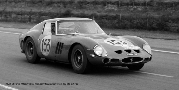 CMC Ferrari 250 GTO, RHD, #3767 4th place TdF 1962, David Piper, Dan Margulies, #153 Limited Edition