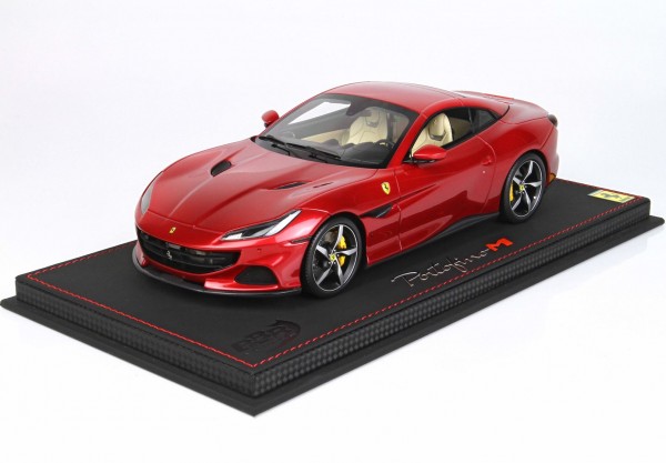 BBR Ferrari Portofino M Spider geschlossen Rosso Fiorano Limited Edition 1/18