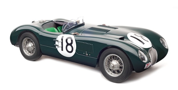 CMC Jaguar C-Type, 1953 24H Frankreich SIEGER #18, Jaguar Racing Team, Rolt/Hamilton